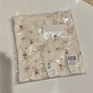 NIB jamie Kay cotton Mia periwinkle floral top